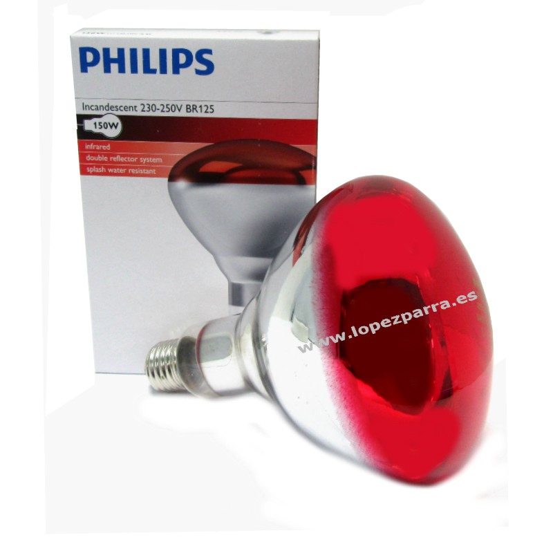 Bombilla infrarroja IR 150 RH IR1 Philips