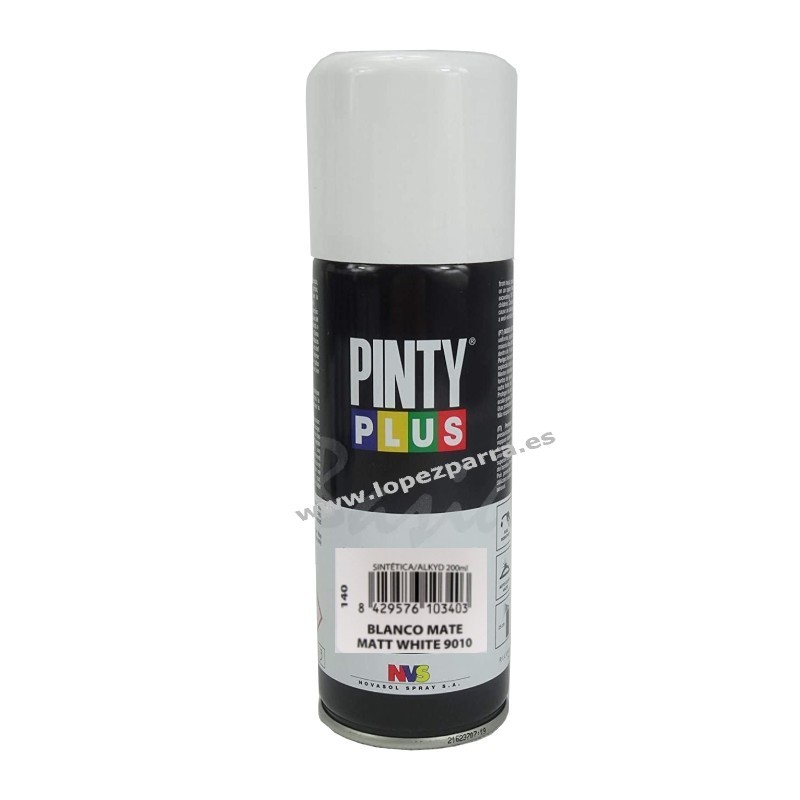Pintura blanco mate spray 200ml PintyPlus