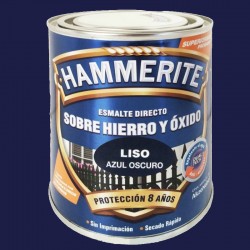 ESMALTE HAMMERITE 2,5L AZUL OSCURO LISO