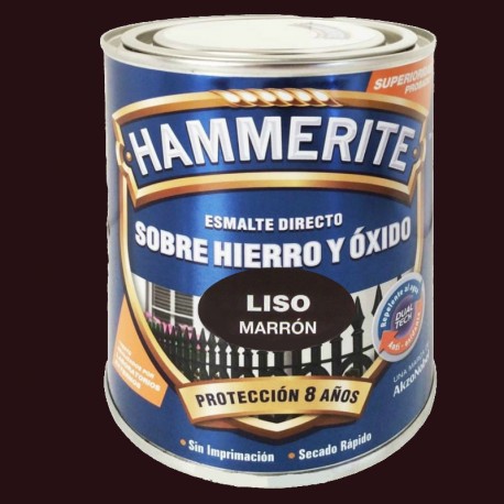 ESMALTE HAMMERITE 2,5L MARRÓN LISO