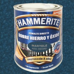 ESMALTE HAMMERITE 2,5LT AZUL OSCURO MARTELE