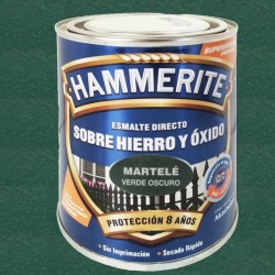 ESMALTE HAMMERITE 2,5LT VERDE OSCURO MARTELE