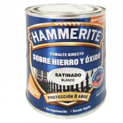 ESMALTE HAMMERITE 2,5LT BLANCO SATINADO