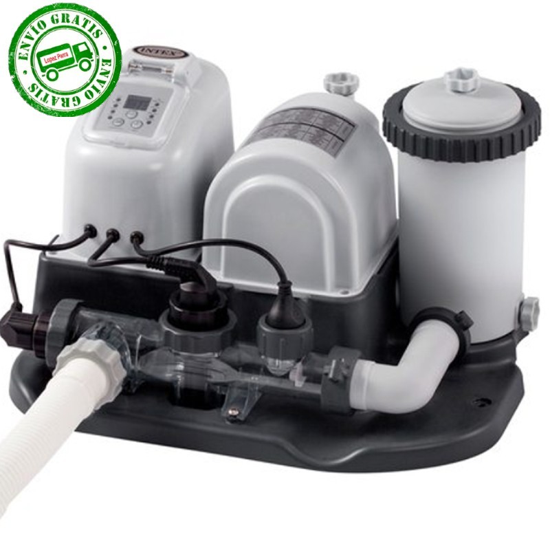 Depuradora de Superficie para Piscinas de hasta 65.000 litros (con filtro  de 500cc, bomba de 0,75CV y bypass para cloración salina) - SafePool365