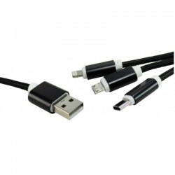 CONEXION USB AM LIGHTING 1MT USB-C MICRO
