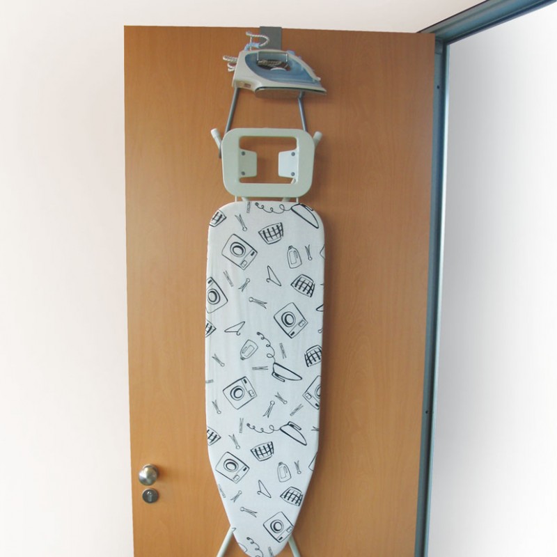 Tabla de Planchar sobremesa malla metalica,74x32 cm,gancho para  colgarla,funda