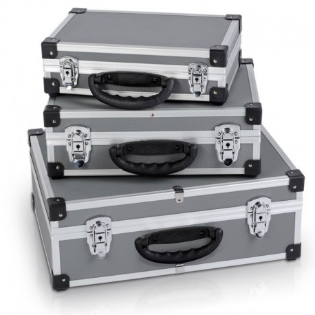 Historiador Obsesión abrazo Pack 3 maletines herramientas aluminio con cerrojo Varo