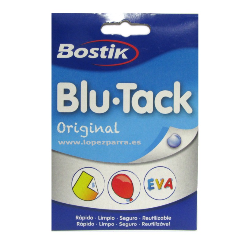 Original 2 X Bostik Blu Tack Rosa Blanco Mastic Pegamento Adhesivo Reutilizable 2 blanco 