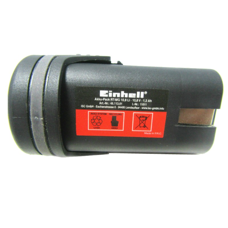 Batería de iones de litio para Einhell BT-CD 10.8/3 LI se adapta a la pieza  número 4513377E