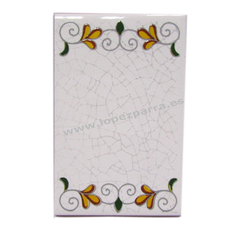 Cenefa adhesiva de papel Imitación Cerámica Azulejos 5 m