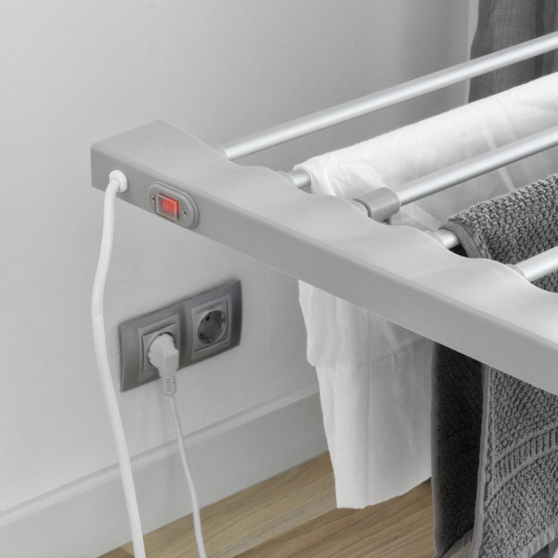 Tendedero secador eléctrico (8 barras) 