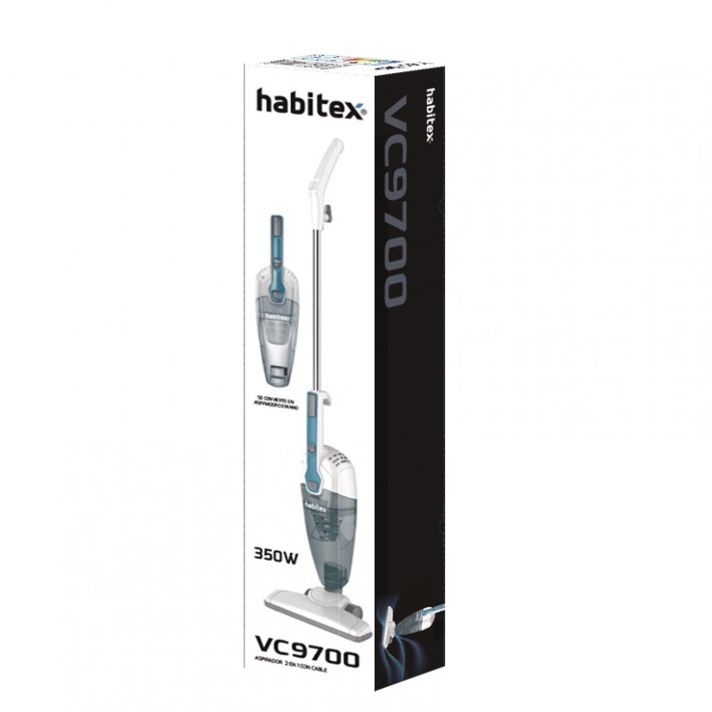 Aspirador 2 en 1 con cable VC9700 Habitex