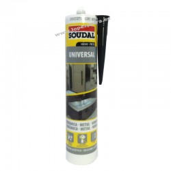 SILICONA UNIVERSAL NEGRO 280ML SOUDAL