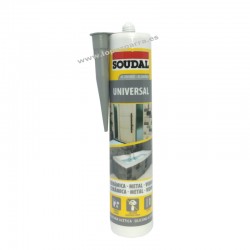 SILICONA UNIVERSAL ALUMINIO 280ML SOUDAL