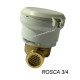 CONTADOR AGUA 3/4 Y 7/8 ETKD-M-P CON RACOR 1/2 DN13 Q 2,5 RATIO 80 30ºC ZENNER