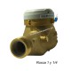 CONTADOR AGUA MTKD-M 1 Y 1/4 CON RACOR 1 PULGADA DN25 Q 6,3 RATIO 80 50ºC ZENNER