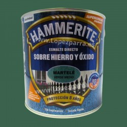 ESMALTE HAMMERITE 2,5LT VERDE MEDIO MARTELE
