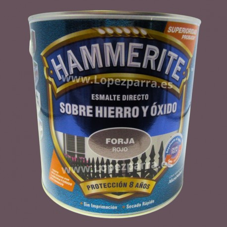 ESMALTE HAMMERITE 2,5LT ROJO FORJA