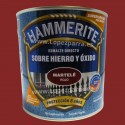 ESMALTE HAMMERITE 2,5LT ROJO MARTELE