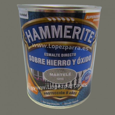 ESMALTE HAMMERITE 750 ML GRIS MARTELE